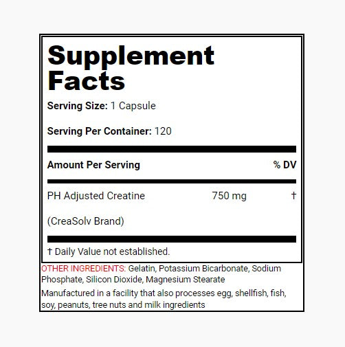 SAN, PH modified Creatine, 750 mg, 120 Kapseln | creatin.shop