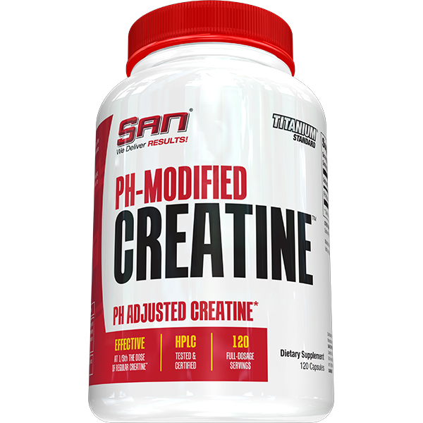 SAN, PH modified Creatine, 750 mg, 120 Kapseln | creatin.shop